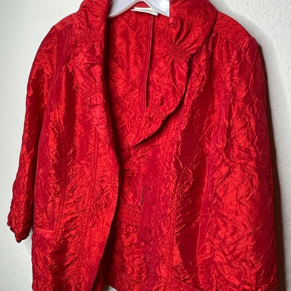 Chico's Red‎ Jacket - Picture 4 of 7